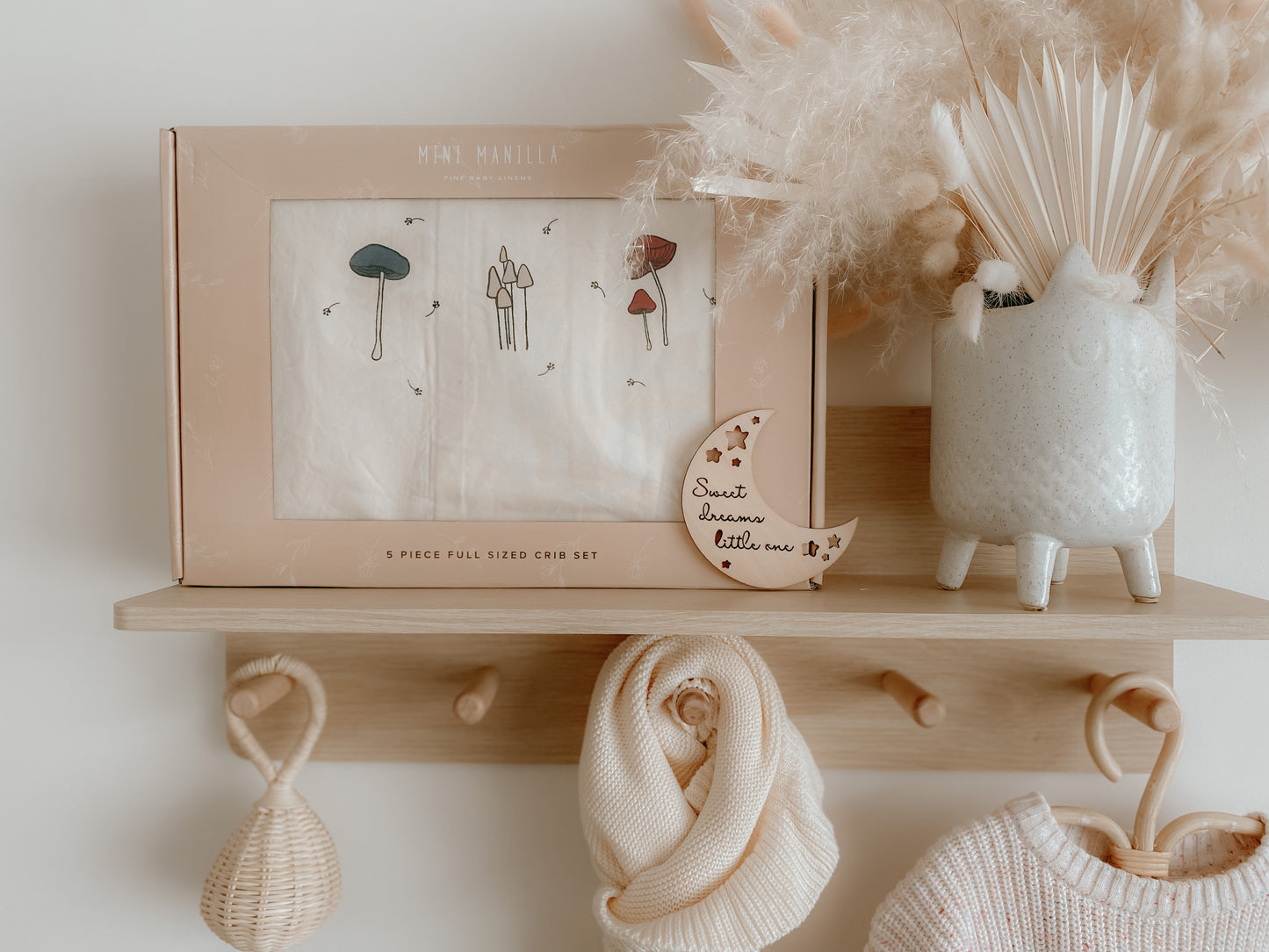 Mushroom Wilderness 5 Piece Crib Set