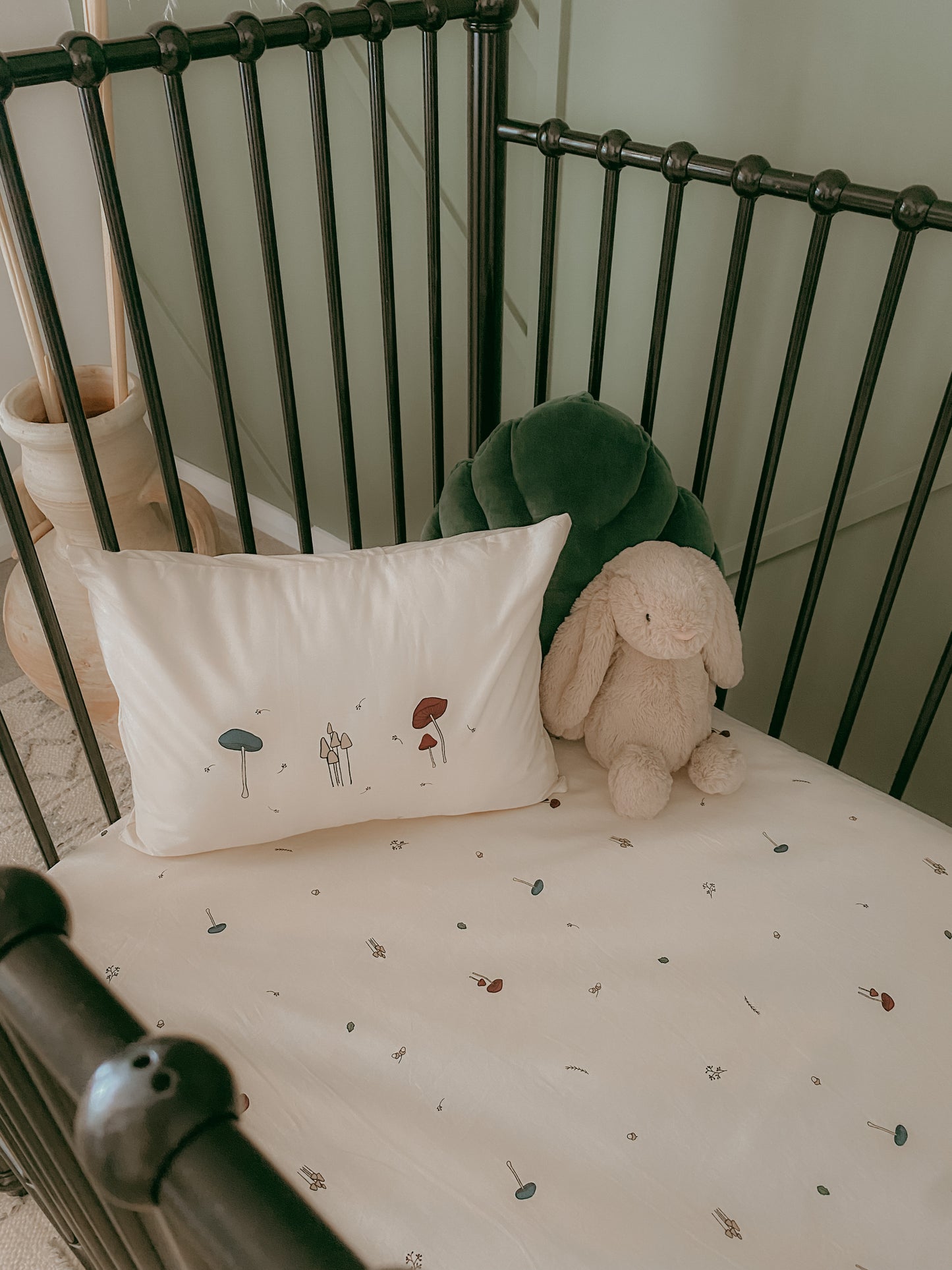 Mushroom Wilderness 3 Piece Crib Set