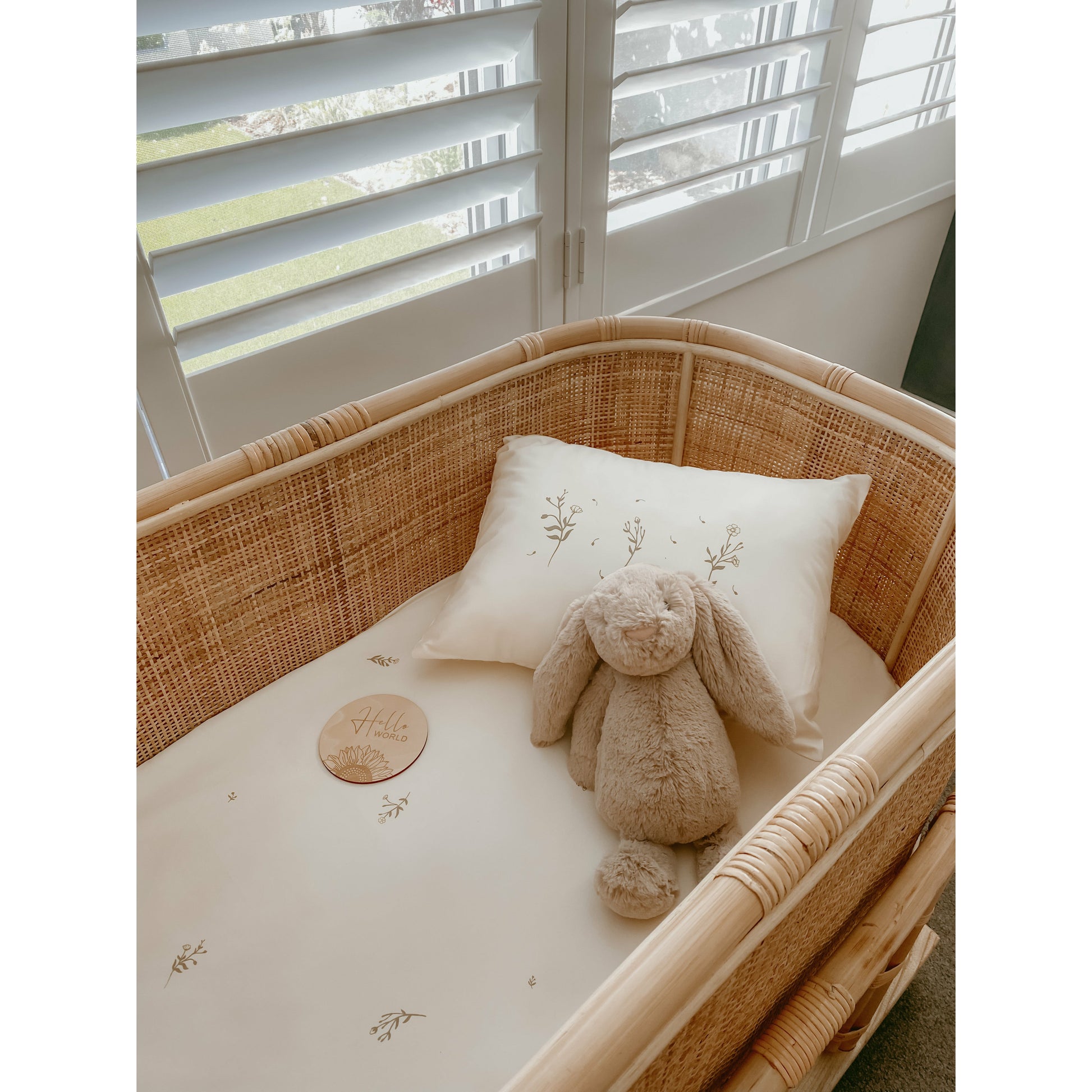 Buttercup Florals Mini Crib Set – Mini Manilla